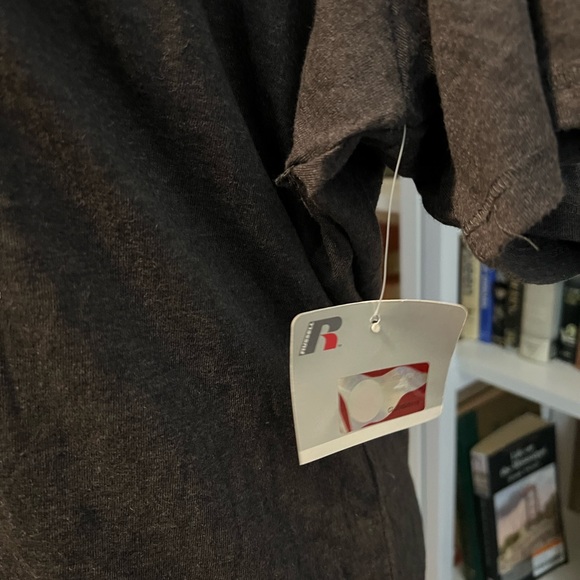 NWT App State plus size 22 tshirt with beads. Gray and yellow. - Picture 4 of 6